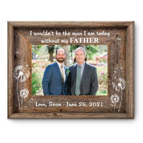 Personalized Father of the Groom Picture Canvas, Personalized Father of the Groom Gift ...