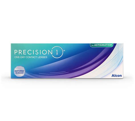 PRECISION 1 for Astigmatism daily disposable contact lenses. PRECISION ...