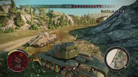 World of Tanks: kv4 vs tiger II - gameplay - YouTube