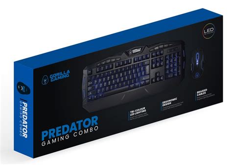 Gorilla Gaming Predator Gaming Combo - Blue | PC | Buy Now | at Mighty ...