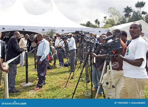 Press at the Kwita Izina Ceremony Editorial Photography - Image of ...