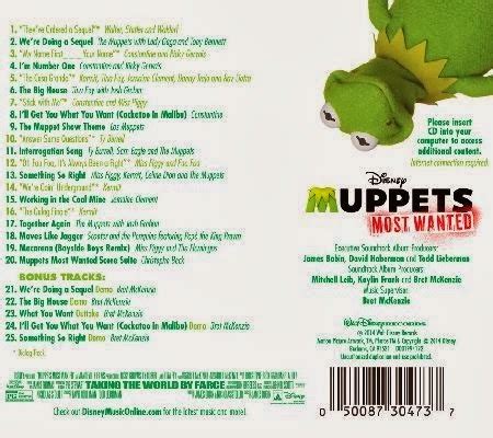 MuppetsHenson : Disney's "Muppets Most Wanted" Soundtrack Press Release