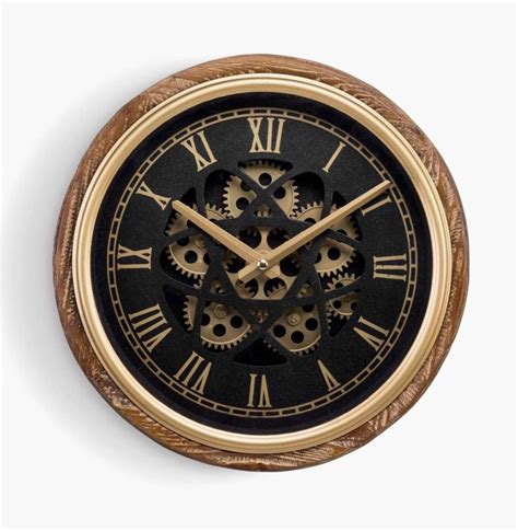 steampunk inspired wall clock | Interior Design Ideas