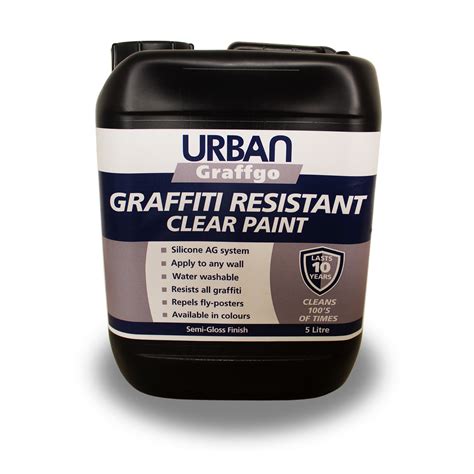 Clear Graffiti Resistant Paint | Anti-Graffiti Wall Coatings