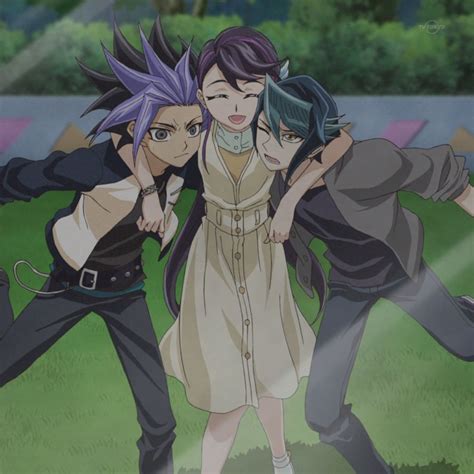 Yugioh Arc V Ruri Hugging Her Brother Shun And Her Boyfriend Yuto | Ragazza anime, Personaggi ...