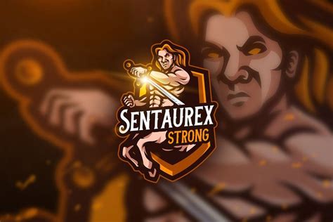 Centaurex Strong- Mascot&Esport Logo | Mascot, Sports logo inspiration, ? logo