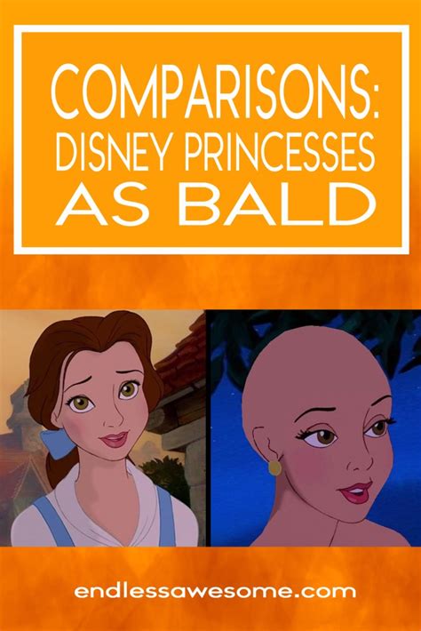 Disney Princesses as Bald - Endless Awesome