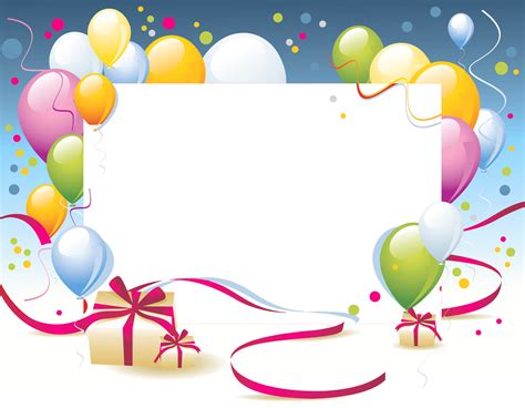 Free Birthday Frames, Download Free Birthday Frames png images, Free ClipArts on Clipart Library