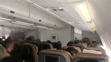 Inside Swiss Airbus A340-300 (flight Shanghai - Zuerich) - YouTube