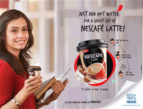 Nescafe Cofee Just Add Hot Water Ad - Advert Gallery