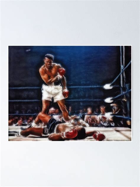 "Muhammad Ali vs Sonny Liston" Poster for Sale by BritishYank | Redbubble