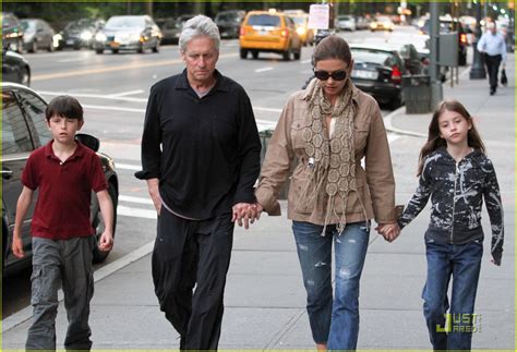 Full Sized Photo of catherine zeta jones michael douglas family stroll ...