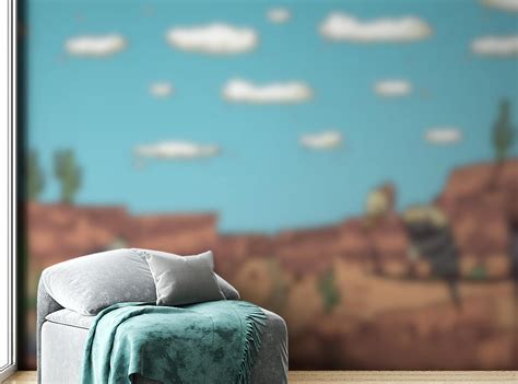 Desert Animal Wallpaper Mural - Giffywalls