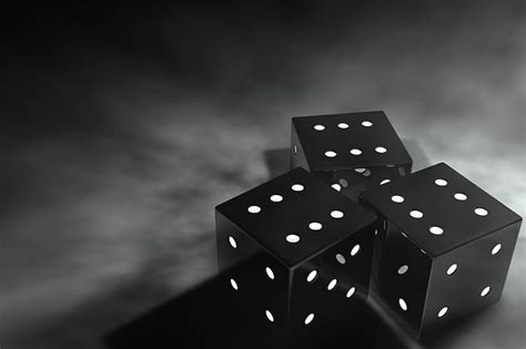 free download | Dice, trio, black, white, abstract, HD wallpaper | Peakpx