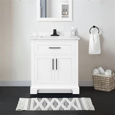 Single White Bathroom Vanity With Sink | corona.dothome.co.kr