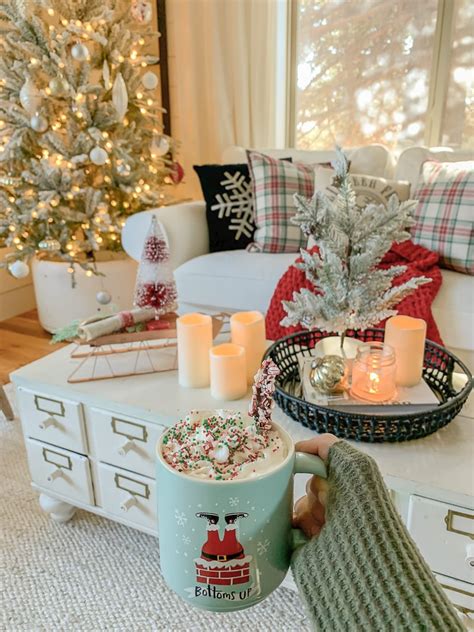 Cozy Family Room for Christmas - Sarah Joy