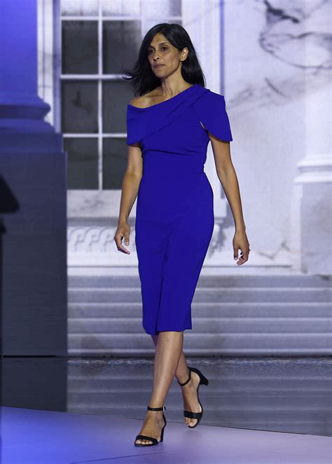 J.D. Vance’s Wife Usha Opts for Off-the-Rack, Cobalt Blue Dress for ...