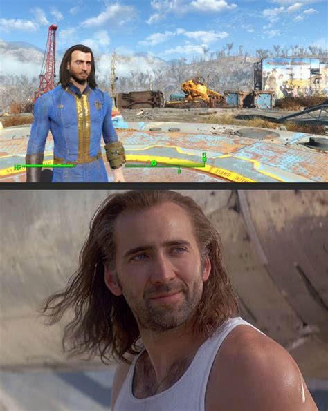 Con Air Nic Cage | Fallout 4 Character Creations | Know Your Meme