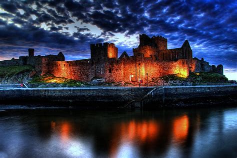 Peel castle reflections - ISLE OF MAN. | 3 exposure HDR, the… | Flickr