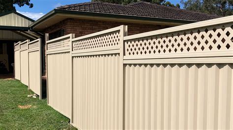 Colorbond fence lattice panels - glopeng