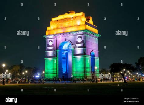 NEW DELHI - SEP 17: The India Gate or All India War Memorial with ...