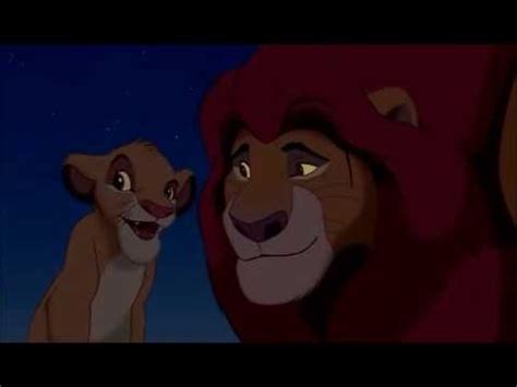 The Lion King - Simba and Mufasa scene - YouTube