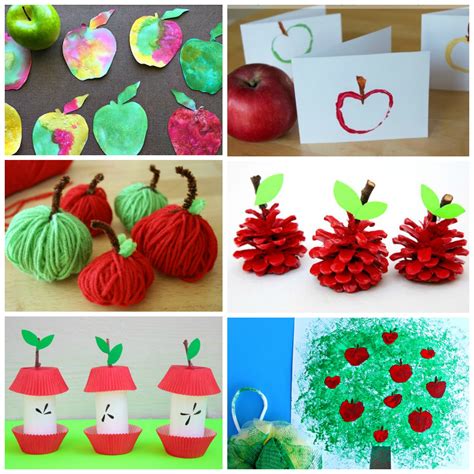 15 Sweet Apple Crafts for Kids to Make - Make and Takes