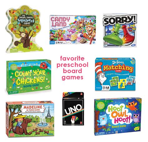 Favorite Preschool Board Games - Lay Baby Lay