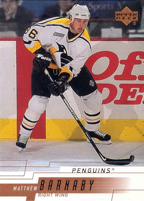 Matthew Barnaby - Player's cards since 1999 - 2001 | penguins-hockey-cards.com