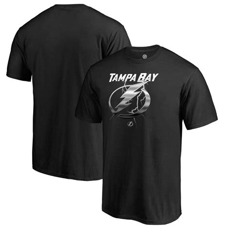 Men's Tampa Bay Lightning Fanatics Branded Black Midnight Mascot Big & Tall T-Shirt