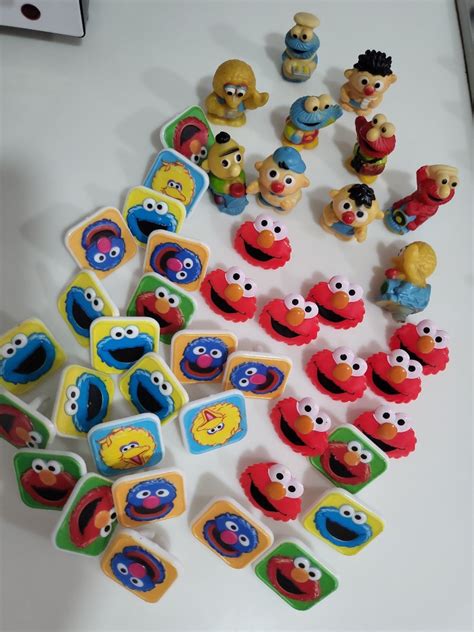 Sesame Street Cake Toppers / Cake Decos, Hobbies & Toys, Stationery ...