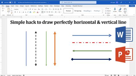 How To Make A Vertical Line In Powerpoint - Design Talk