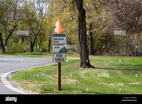 Park sign at Yakima Sportsman State Park, Yakima, Washington Stock ...