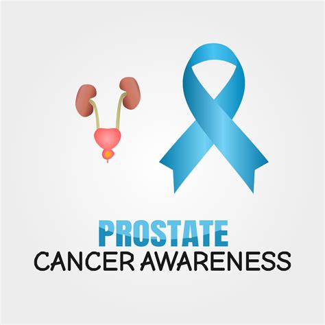 Prostate cancer awareness vector illustration 5348807 Vector Art at ...