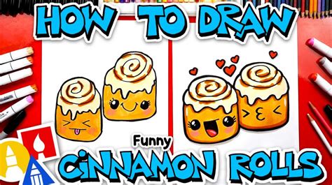 How To Draw Food Art Hub For Kids - Learn how to draw a tasty doughnut, it's super easy!