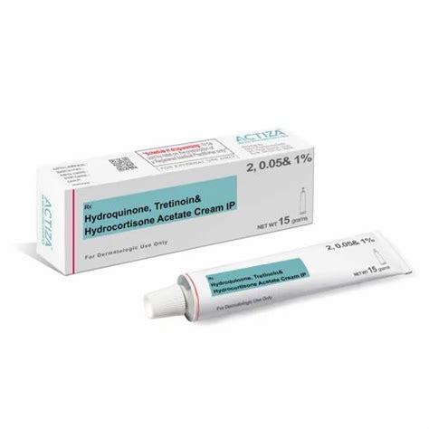 Hydroquinone,Tretinoin And Hydrocortisone Cream, Packing Size: 15 G, 30 G at Rs 50/unit in Surat