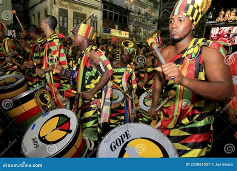 Band Olodum during Carnival in Salvador Editorial Photography - Image of festival, group: 223861557