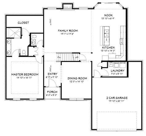 Berkey Custom Homes | Home Plans | 1st Floor Master | Sunnybrook Plus