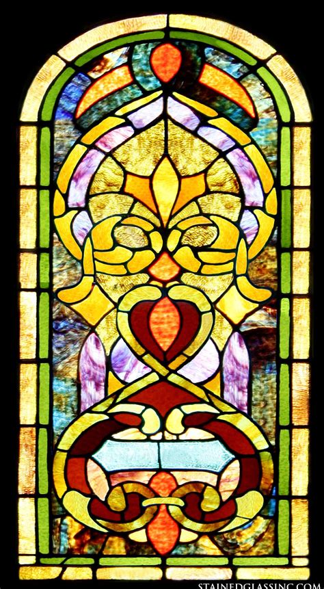 "Brightly Colored Panel" Religious Stained Glass Window