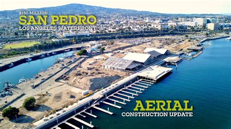 $150 Million San Pedro West Harbor Aerial Construction Update - YouTube