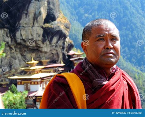 Monk on the Way To Paro Taktsang of Bhutan Editorial Stock Photo - Image of padmasambhava, monks ...