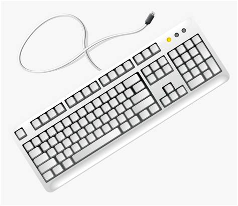 Computer Clip Art Transprent Png Free - Computer Keyboard Clipart Black ...