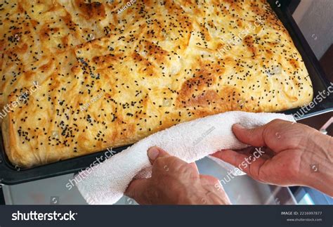 Woman Taking Tray Borek Oven Homemade Stock Photo 2216997877 | Shutterstock