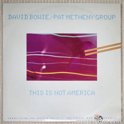 David Bowie / Pat Metheny Group ‎– This Is Not America (1985) Vinyl, 12", 45 RPM, Single ...