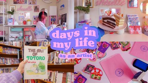 days in my life as an artist ♥ cozy, aesthetic, & realistic! - YouTube