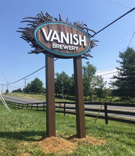 Crafting Impressions: Distinctive Main ID Sign for Vanish Brewery ...