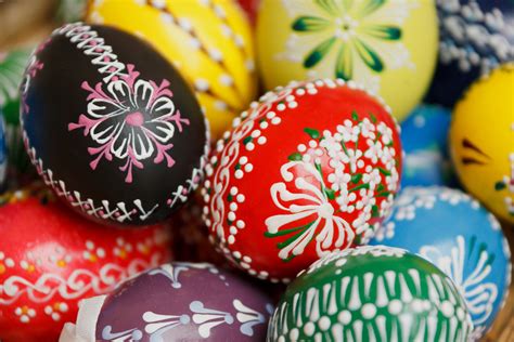 Hand Painted Easter Eggs Free Stock Photo - Public Domain Pictures