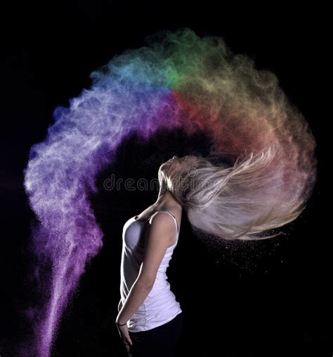 Colour Powder Photo shoot stock photo. Image of beautiful - 39448050