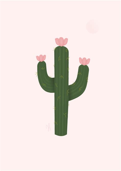 Justine Elia | Cactus painting, Cactus backgrounds, Cactus paintings