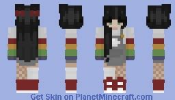 Aesthetic Cute Rainbow Girl Minecraft Skin